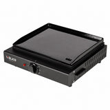 Plancha électrique VELKO Cadix – 2 kW – Plaque en fonte émaillée 43 × 37 cm