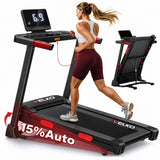 Tapis de Course VELKO Elevate 15 – Inclinaison Automatique 15 % – 2,5 CV – 12 km/h – Pliable & Connecté