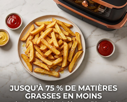 Air Fryer VELKO Majora 10 – 10,4 L – 2 Zones de Cuisson – 7 Fonctions – 2 470 W – 240 °C