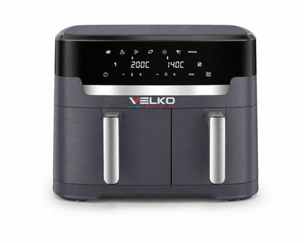 Air Fryer VELKO Twinora 11 – 11 L – Double Zone 6,5 L + 4,5 L – 2 700 W – 7 Programmes