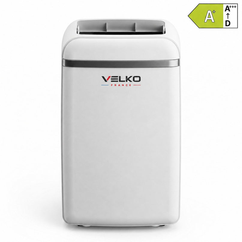 Climatiseur Mobile VELKO AirSense 10 – 10 000 BTU – Classe A+ – Climatisation, Ventilation & Déshumidification
