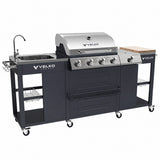 Cuisine d'extérieur VELKO Alicante – 4+1 brûleurs 17,2 kW