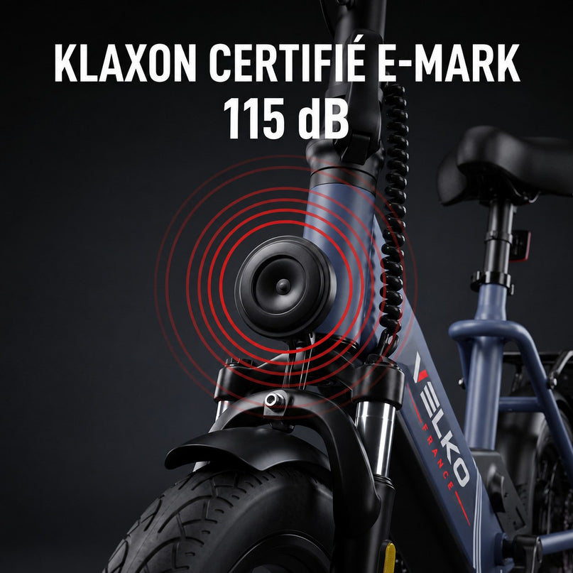 Draisienne Électrique VELKO Nexo 14 – Pneus 14" – Double Frein à Disque – Pliable – Charge 120 kg