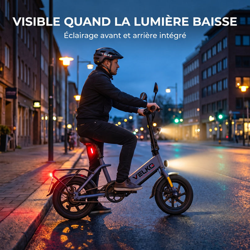 Draisienne Électrique VELKO Nexo 14 – Pneus 14" – Double Frein à Disque – Pliable – Charge 120 kg