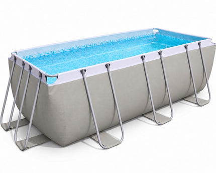 Piscine Hors-Sol Rectangulaire VELKO Aqua Deep – 400 × 207 × 122 cm – 8 870 L – Filtration 2 006 L/h