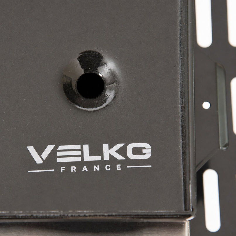 Plancha à gaz VELKO Palma – 4 brûleurs 8 kW avec chariot à roulettes – Plaque en acier émaillé