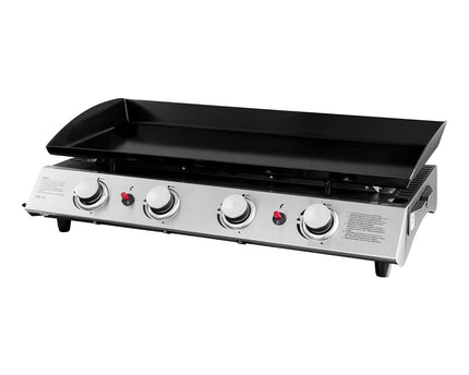 Plancha au gaz VELKO Valencia – 4 brûleurs 10 kW Butane/Propane avec plaque en acier émaillé