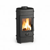 Poêle à bois VELKO 7 kW en fonte – Chargement frontal – Bûches 35 cm