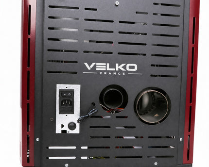 Poêle à granulés VELKO 8 kW – Acier – Programmable – Jusqu'à 200 m³