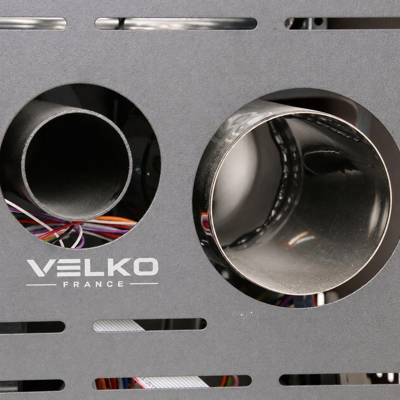 Poêle à granulés VELKO 8 kW – Acier – Programmable – Jusqu'à 200 m³