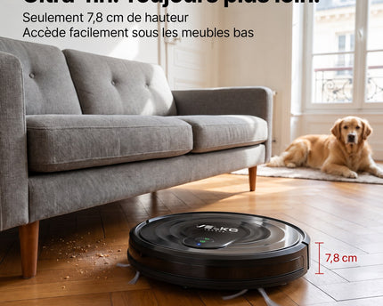 Robot Aspirateur Laveur VELKO G20 Pro – 4 500 Pa – Autonomie jusqu’à 180 min – Contrôle par Application