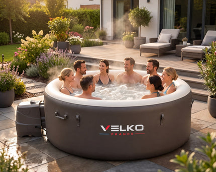 Spa Gonflable VELKO Aqua Max – 8 Places – 170 Jets – Chauffage 40°C