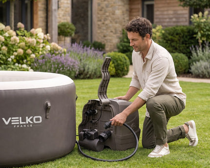 Spa Gonflable VELKO Aqua Max – 8 Places – 170 Jets – Chauffage 40°C