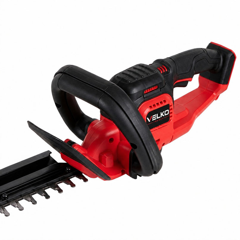 Taille-Haie Sans Fil VELKO Silex 55 – 18 V – Lame 55 cm – Coupe jusqu’à 19 mm – Autonomie jusqu’à 75 min