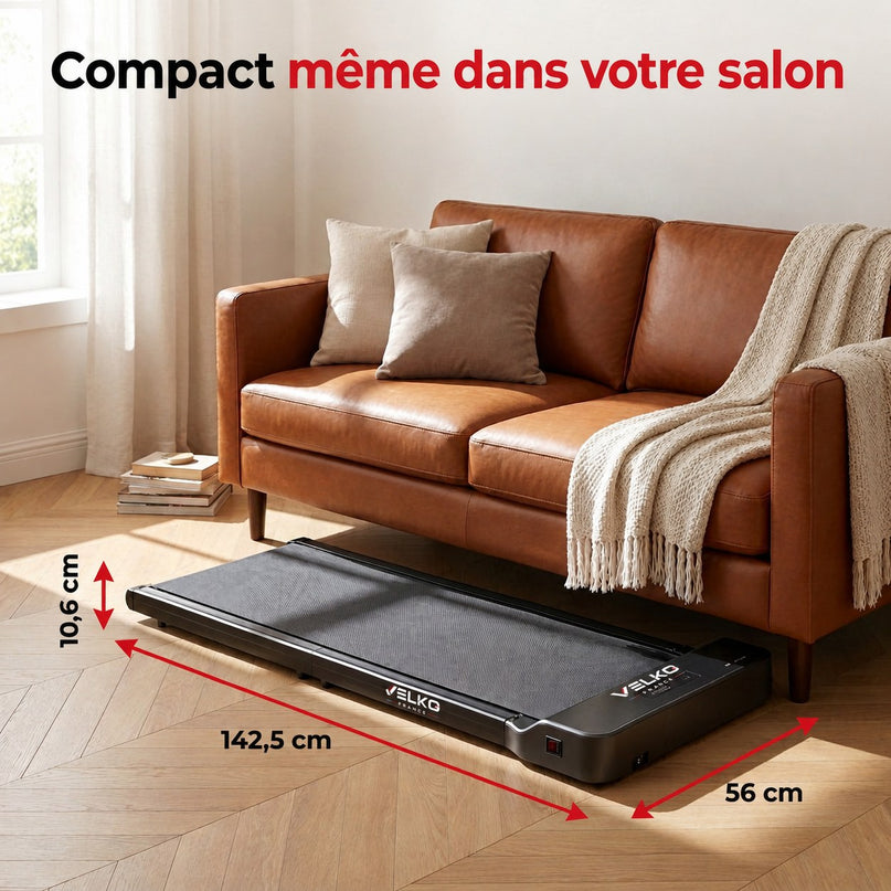 Tapis de Course Pliant VELKO WalkingPad – 6 km/h – Charge 110 kg – Écran LED