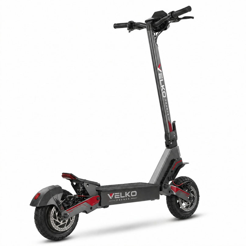 Trottinette Électrique VELKO Urban X – 800 W – Autonomie 55 km – Pneus 10" – Suspensions AV/AR