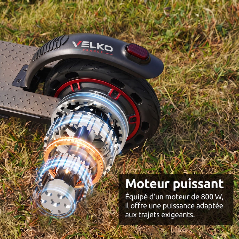 Trottinette Électrique VELKO Voltis – 250 W – Autonomie 25 km – Batterie 36 V 5,2 Ah – Pneus 8"