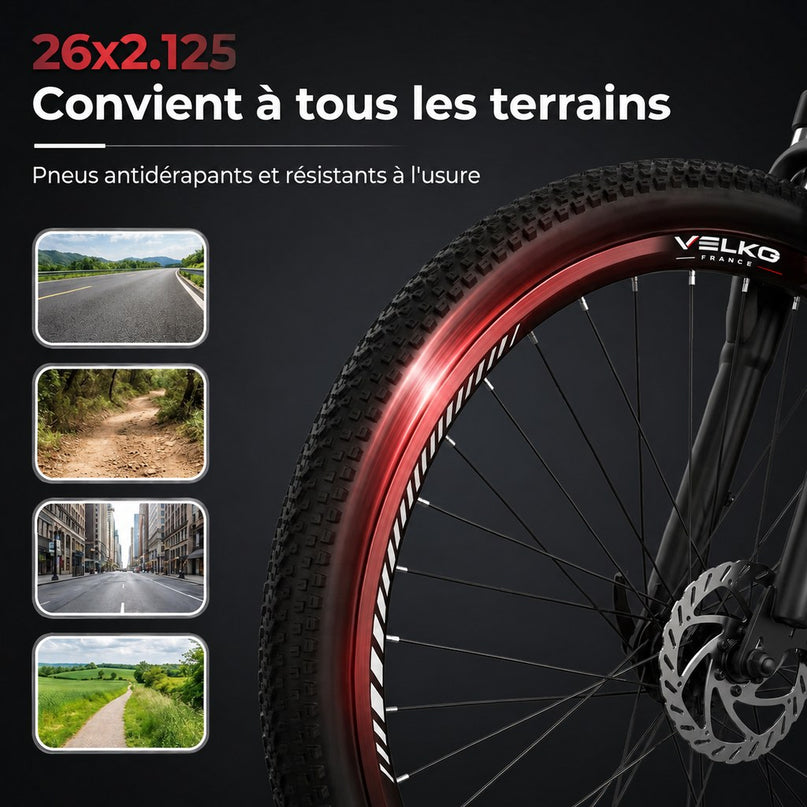 Vélo électrique VTT VELKO Trail